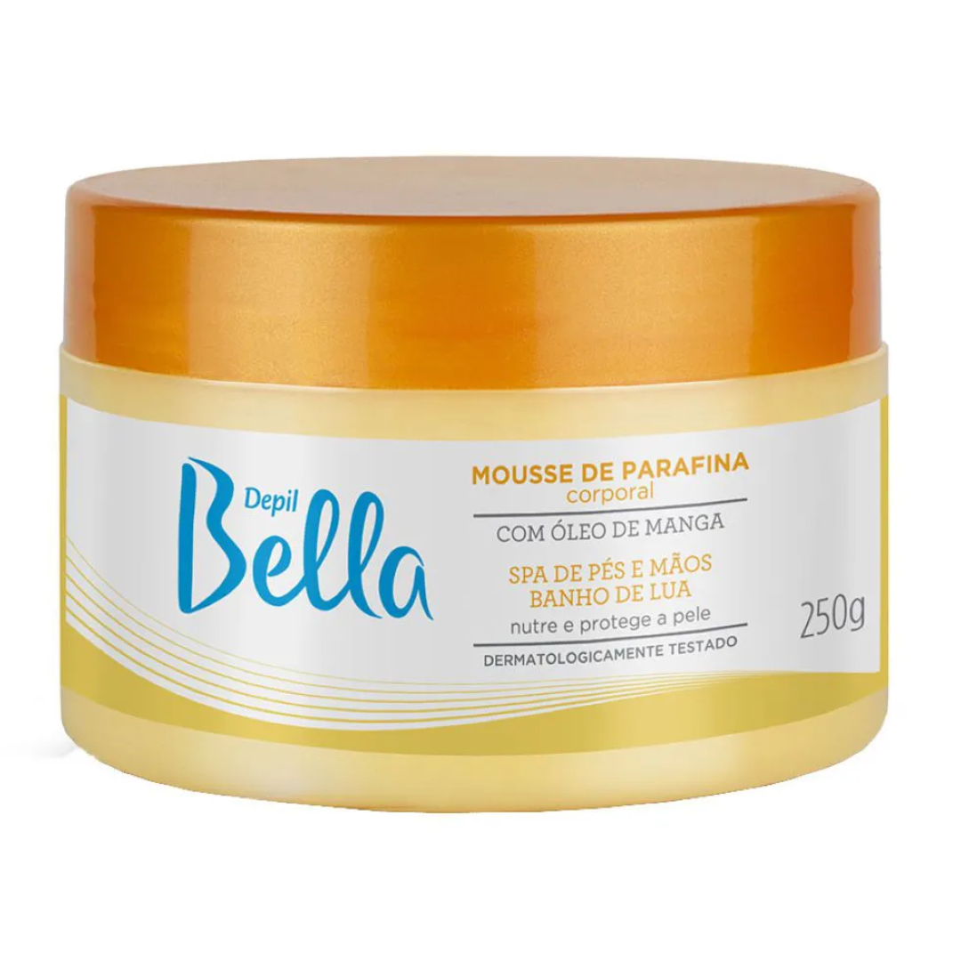 Depil Bella Mousse de Parafina com Óleo de Manga (250g)